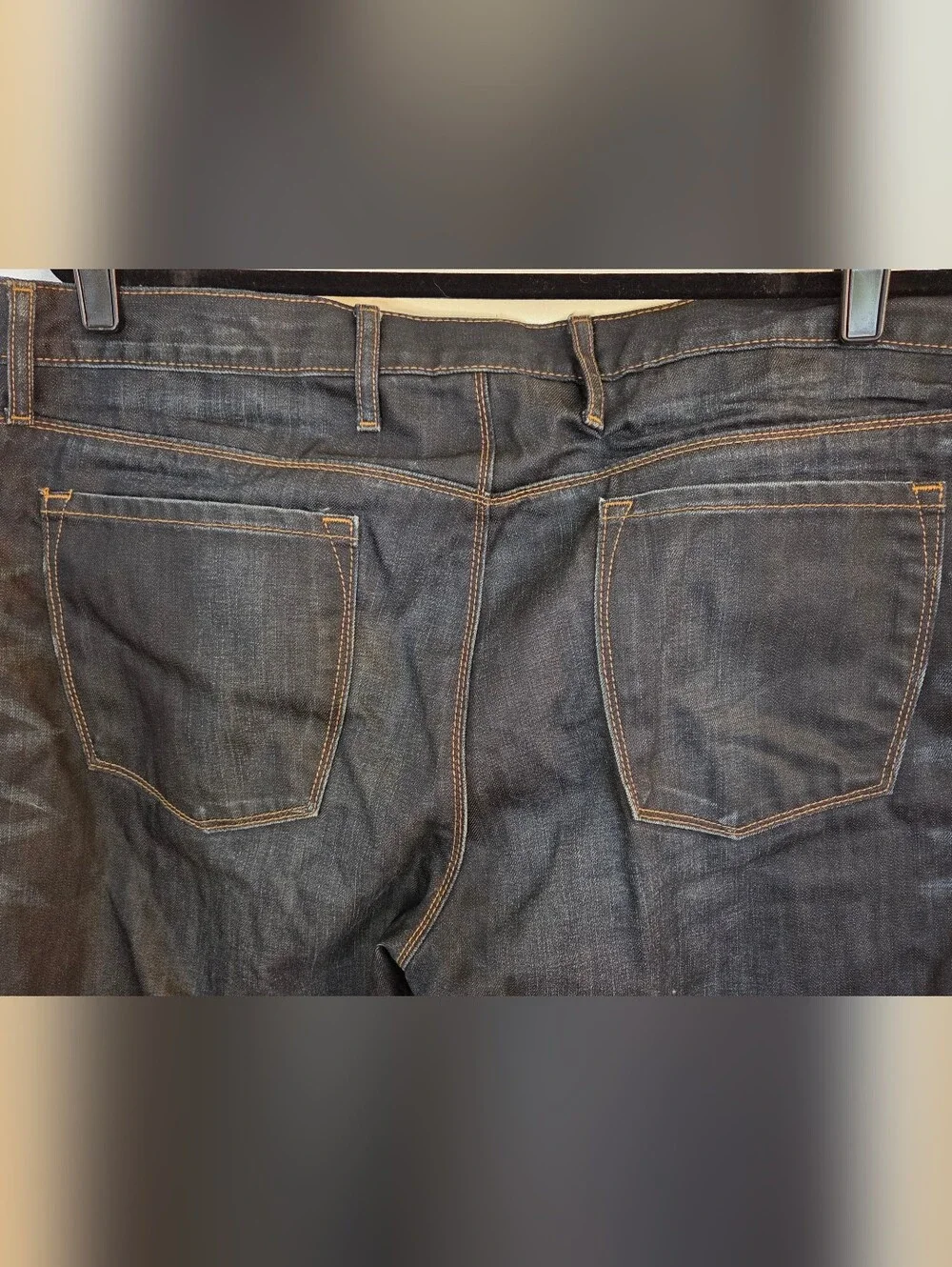 GAP Premium Straight Fit Dark Wash Jeans Men's 38x32